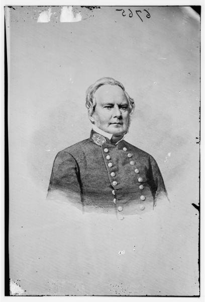 Maj. Gen. Sterling Price would go on to fulfill the rumors of an enormous cavalry raid into Missouri in the fall of 1864.